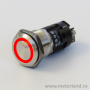 EAO 82-4152.0116, Indicator 16mm with LED ring, stainless-steel, front dimension Ø 18 mm, IP67