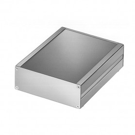 Fischer Elektronik EUG 01, Aluminium Euro case, natural colour anodised, 160x104x43.5mm