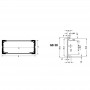 Fischer Elektronik EUG 01, Aluminium Euro case, natural colour anodised, 160x104x43.5mm