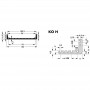 Fischer Elektronik KO H1 KO H1 100 ME, Cutie din aluminiu din profile KO H1, clar anodizat, 100x105x33.8mm