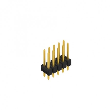 Fischer Elektronik SL22 139 10G, Male header, 2 rows, 10 contacts gold-plated, pitch 2.54mm