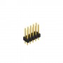 Fischer Elektronik SL22 139 10G, Male header, 2 rows, 10 contacts gold-plated, pitch 2.54mm