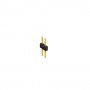 Fischer Elektronik SL2 053 2G, Male header, 2 rows, 2 contacts gold-plated, pitch 2.54mm