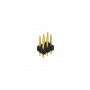 Fischer Elektronik SL22 124 6G, Male header, 2 rows, 6 contacts gold-plated, pitch 2.54mm