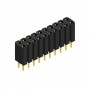 Fischer Elektronik BL2 20G, Conector PCB 2 siruri de 20 contacte mama aurite, distanta 2.54mm