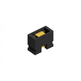 Fischer Elektronik CAB6 05G, Jumper for short-circuiting 2 pins, gold-plated, pitch 2.54mm