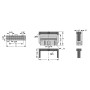 Fischer Elektronik PV 34Z ZEPV34, Female connector with 34 contacts tin-plated for flat ribbon cable, pitch 1.27mm