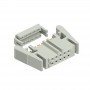 Fischer Elektronik VFL 10G, Female connector with 10 contacts gold-plated for flat ribbon cable, pitch 1.27mm