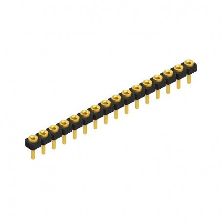 Fischer Elektronik MK LP 18 16G, Conector PCB 1 sir de 16 contacte mama aurite, distanta 2.54mm