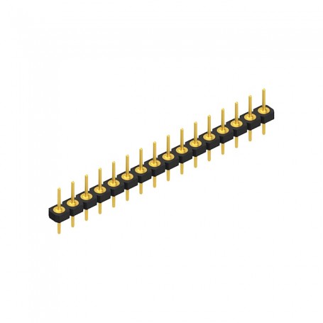 Fischer Elektronik MK LP 41 16G, Conector PCB 1 sir de 16 contacte mama aurite Ø 0.5mm, distanta 2.54mm