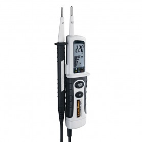 Laserliner 083.025A, ActiveMaster Digital voltage and continuity tester with bar graph and numerical measured value display