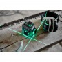 Laserliner 036.703A PocketPlane-Laser 3G Set, 3D Cross line green laser with 3 laser circles and 150cm tripod, 4021563725496