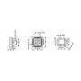 Fischer Elektronik PLCC 52, High-precision socket PLCC-IC, 52 contacts tin-plated, pitch 1.27mm