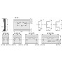 Fischer Elektronik KL 35 100, Accessories for heatsinks, Aluminium clamp mounting for 35mm rails