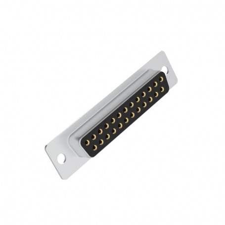 Amphenol 77SD B25S, D-Sub standard density connector, stamped, straight 25 solder gold-plating contacts gold-plating