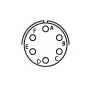 Amphenol PT06E-10-6S-SR, conector circular de cablu, 6 contacte mama