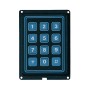 Grayhill 88AB2-172, Keypad 3x4, matrix code circuitry, flange mounted, splash resistant