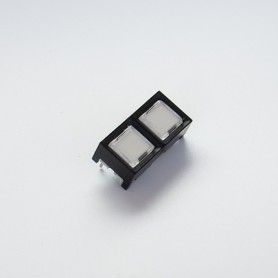 Grayhill 87DC3-201, Insertable legend 2 button module with PCB mounting and Snap Dome contact