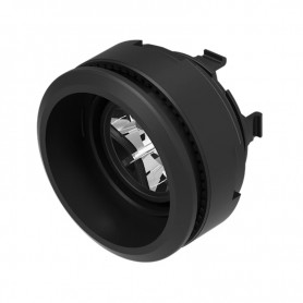 EAO 84-1101.0, Illuminated pushbutton actuator, mounting hole Ø22.5mm, momentary, IP67