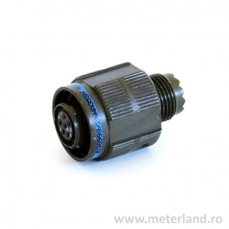 Amphenol D38999/26WA-35SN, conector circular subminiatura de cablu cu 6 contacte mama sertizabile