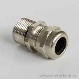 Pg13 nickel-plated brass cable gland with long thread for cable [7-13mm]